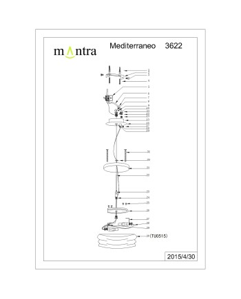 ***OFER/DES*** MEDIT * LÁMPARA 2L PEQUEÑA